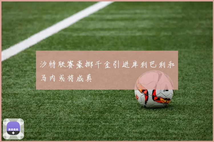 沙特联赛豪掷千金引进库利巴利和马内或将成真